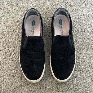 Dr. Scholls black slip on sneakers